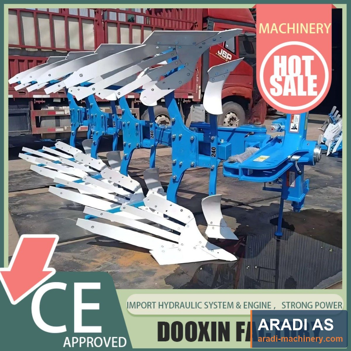 Plug cu Brazdare Reversibil NZ-ATT-MBPLOW - import China ARADI AS